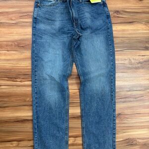 Levi's Men's Straight-Fit Denim Jeans in Blue Wash